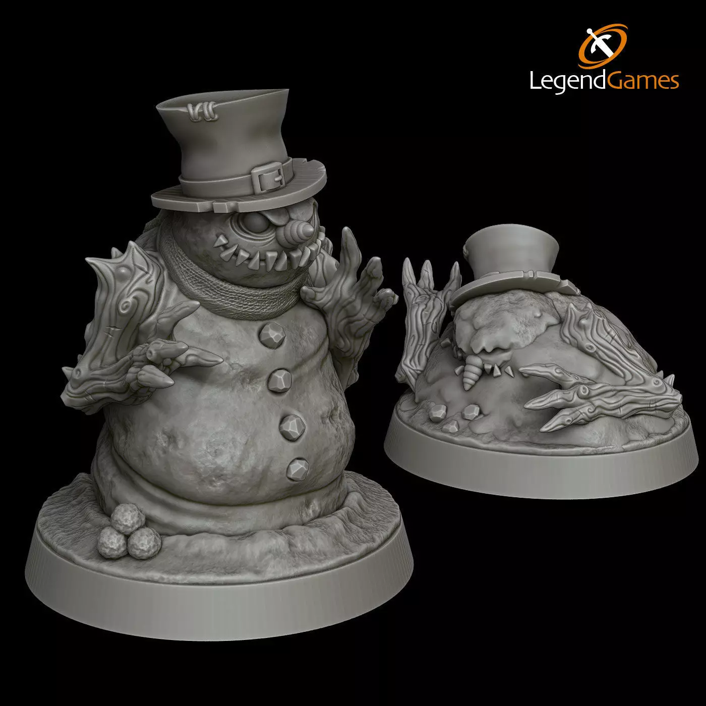 LegendGames Frosty the Chaos Snowman 3D print model_0