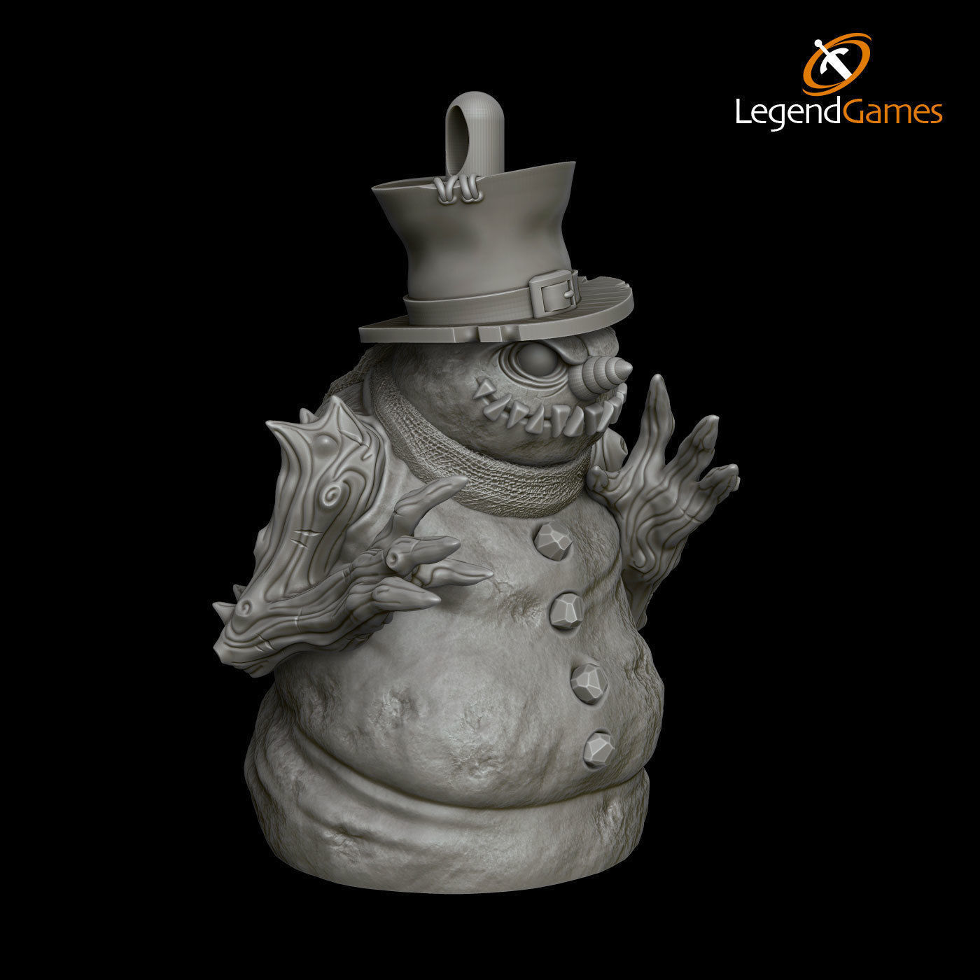 LegendGames Frosty the Chaos Snowman 3D print model_7