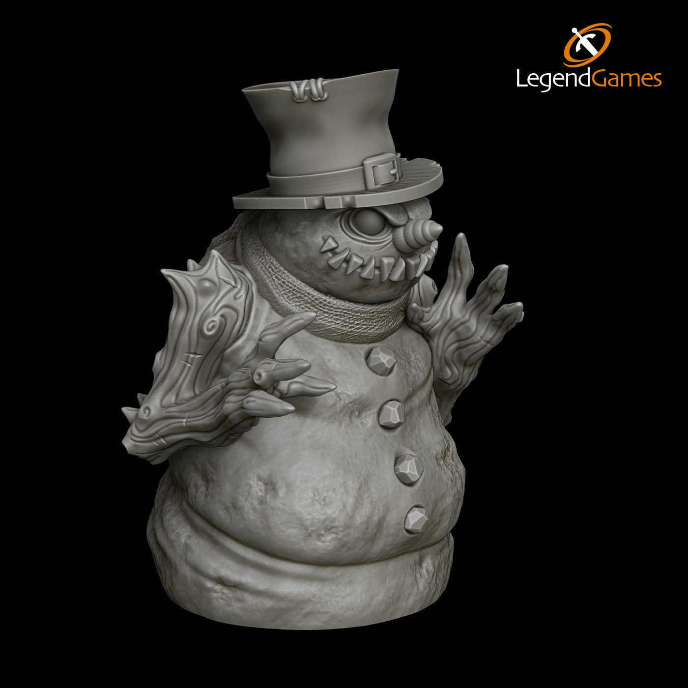LegendGames Frosty the Chaos Snowman 3D print model_10