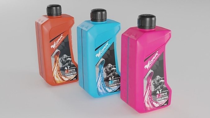 Engine Oil Free 3D model