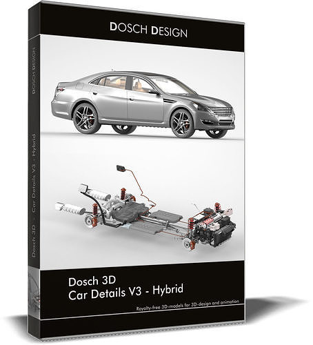 Dosch 3D - Car Details V3 - Hybrid 3D model