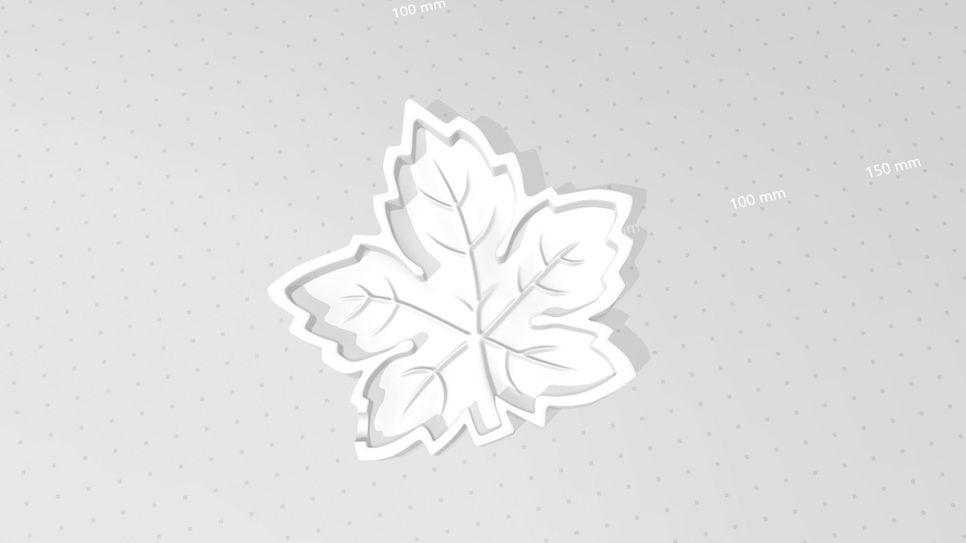 Special Autumn Leaf - Molding Arrangement EVA Foam Craft 3D print model_14