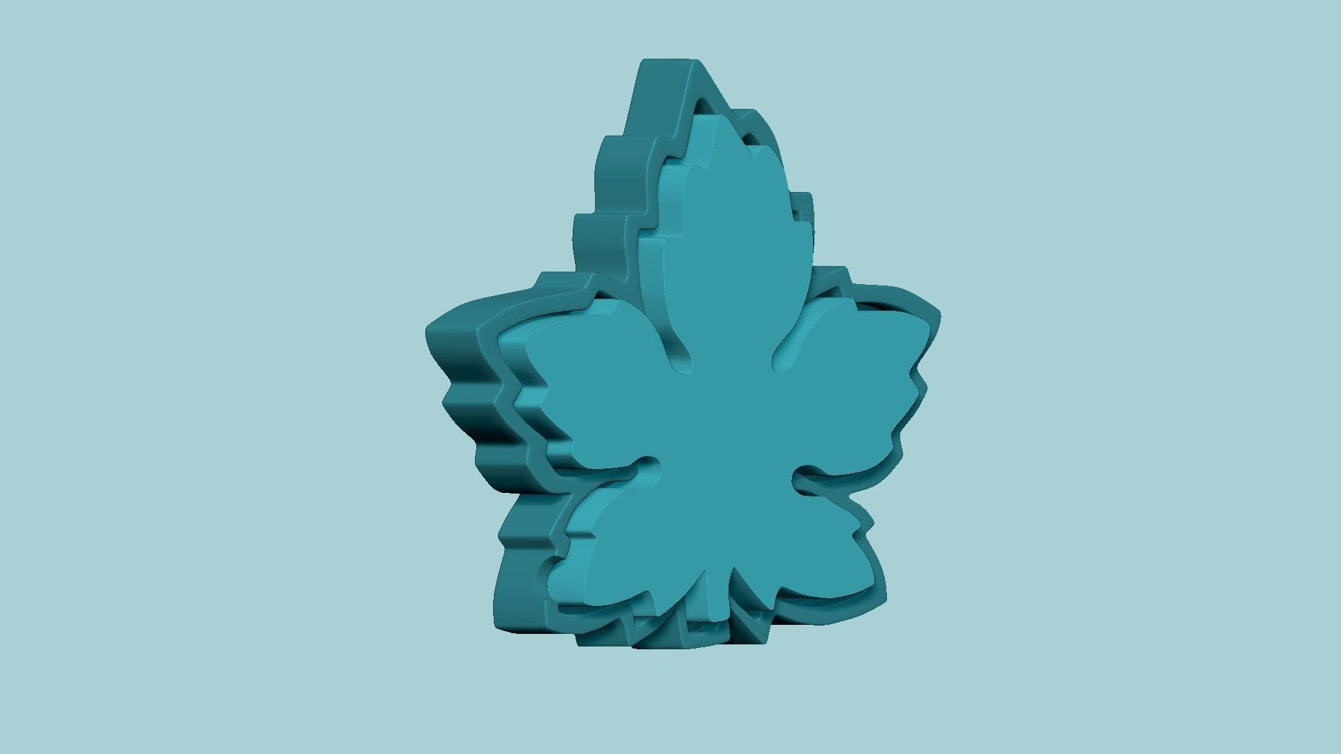 Special Autumn Leaf - Molding Arrangement EVA Foam Craft 3D print model_9