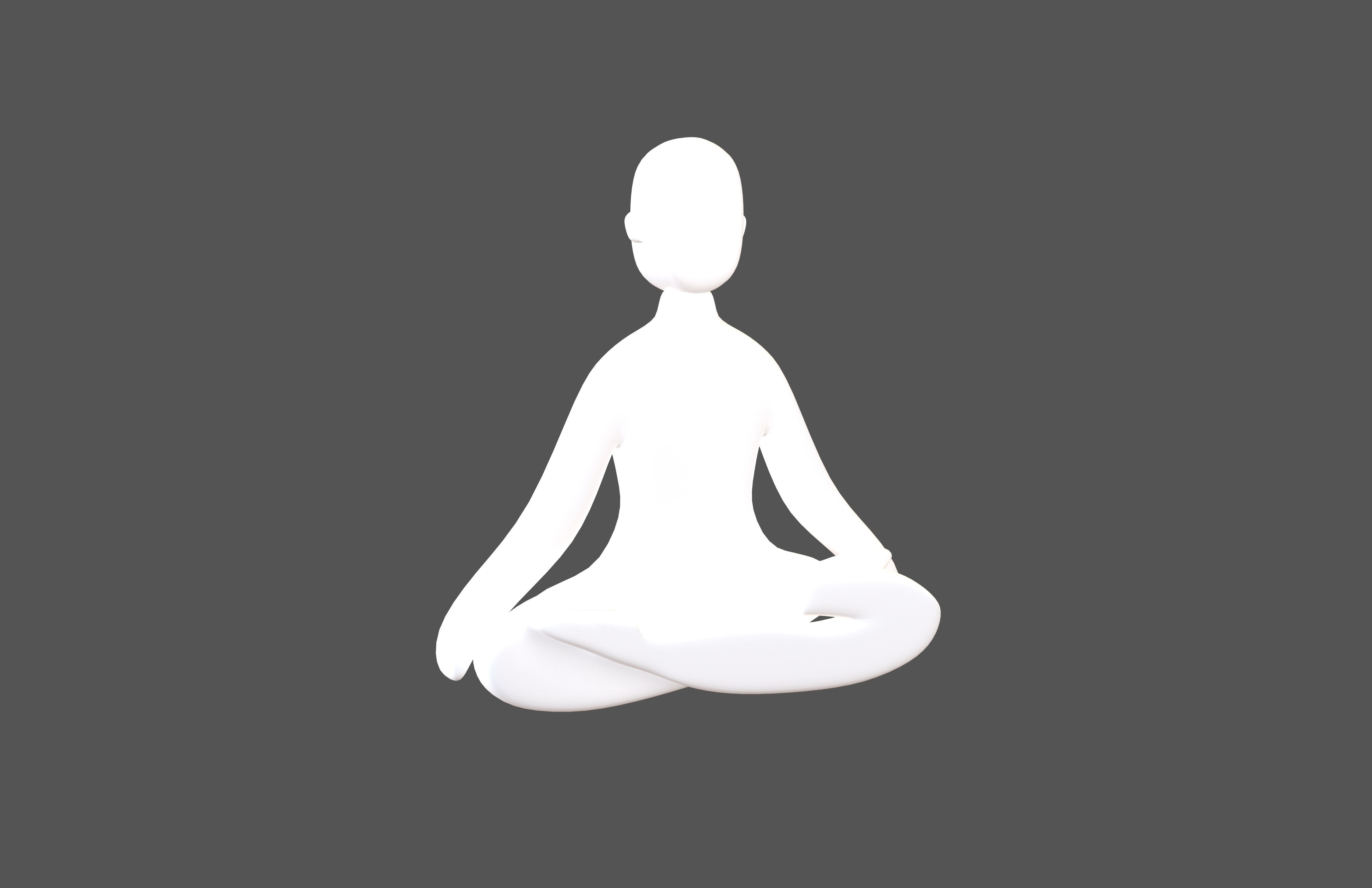 Chakra Icon v1 002 Low-poly 3D model_1