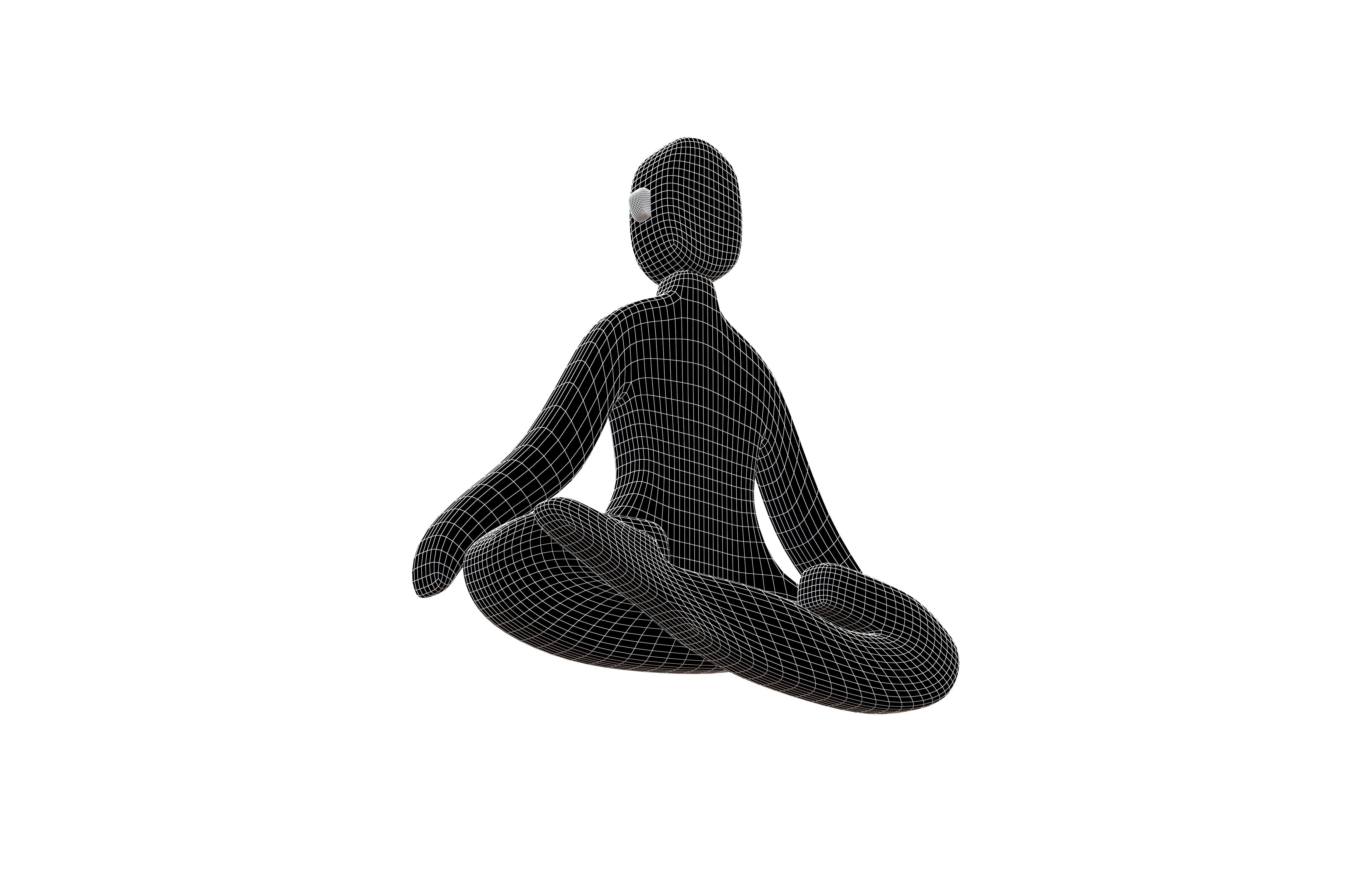 Chakra Icon v1 002 Low-poly 3D model_7