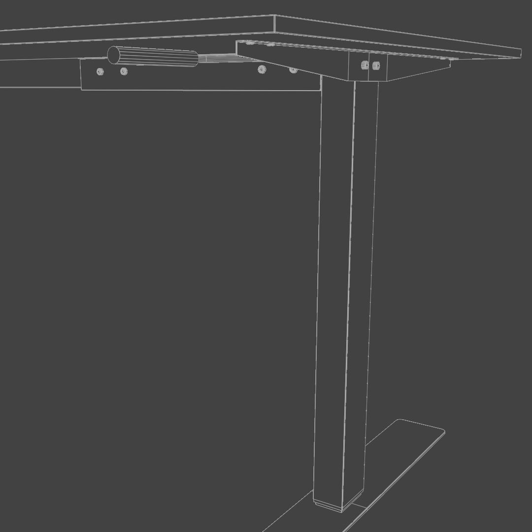 Table adjustable 3D model_6