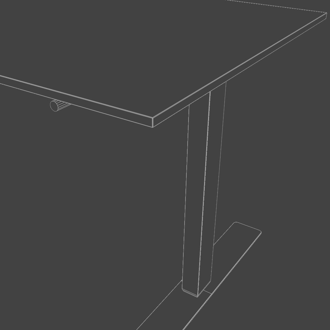 Table adjustable 3D model_5