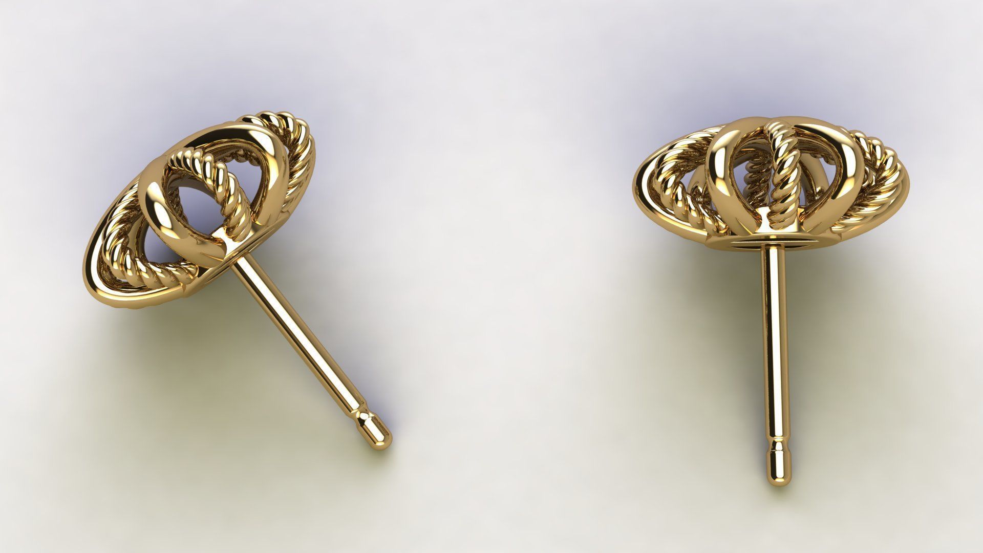 Starburst Earring size 10 mm 3D print model_3