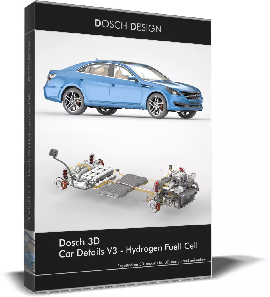 Dosch 3D - Car Details V3 - Hydrogen Fuel Cell 3D model_0