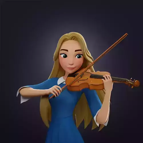 Stylized Violin