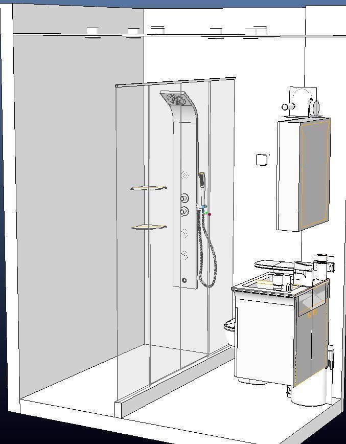 Bathroom Design Project 3D model_5