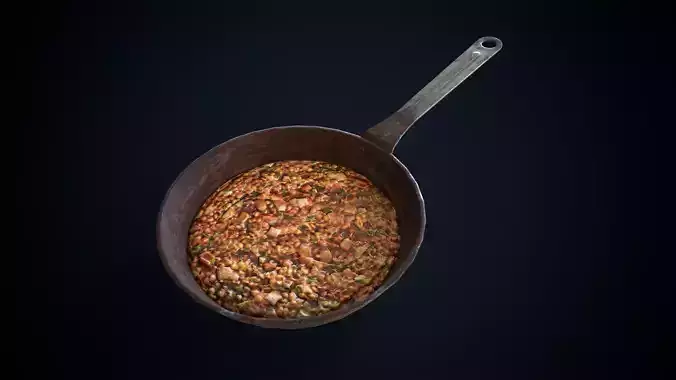Aluminum frying pan