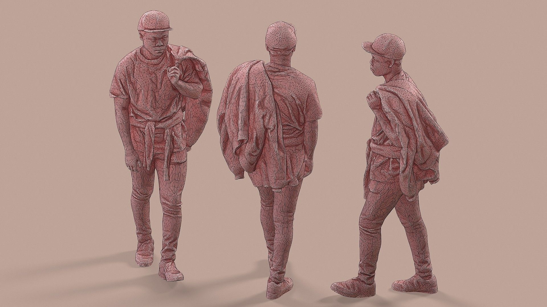 Buddy in the Brooklyn Is Walking 3D model_7
