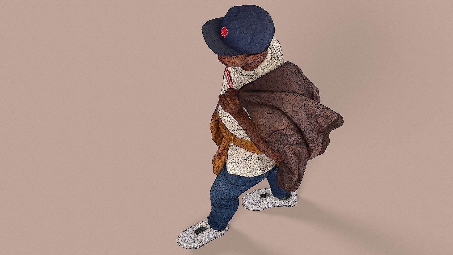 Buddy in the Brooklyn Is Walking 3D model_22