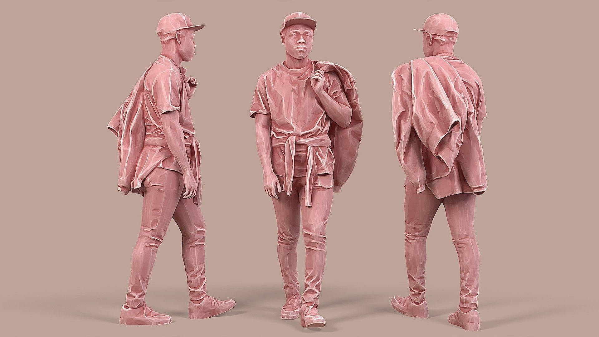 Buddy in the Brooklyn Is Walking 3D model_2