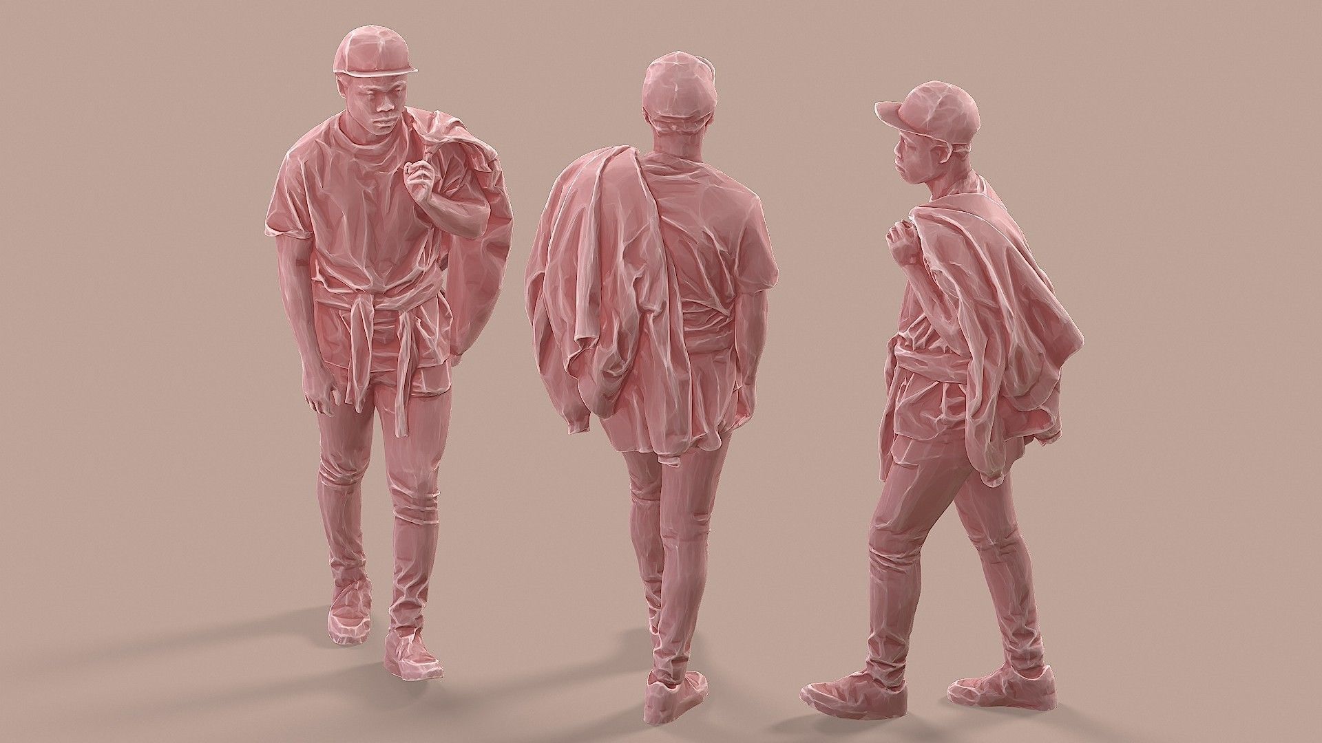 Buddy in the Brooklyn Is Walking 3D model_6