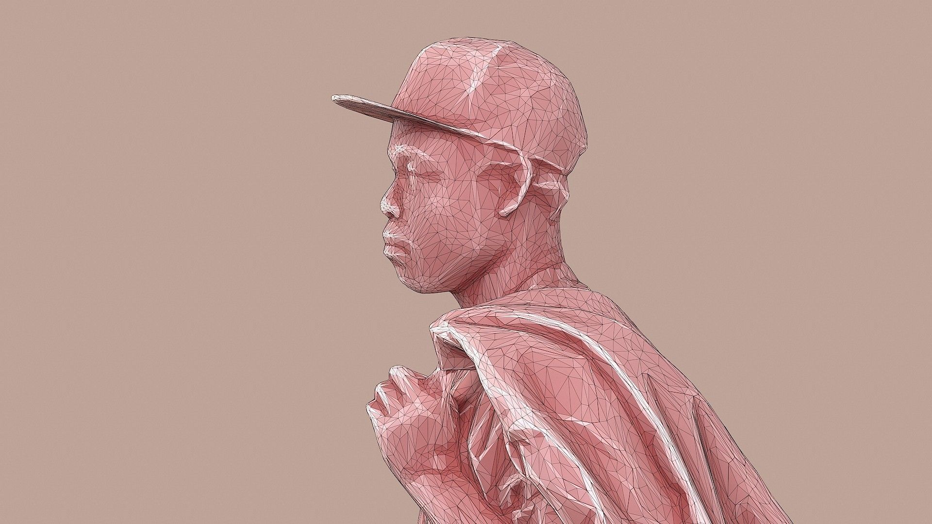 Buddy in the Brooklyn Is Walking 3D model_11