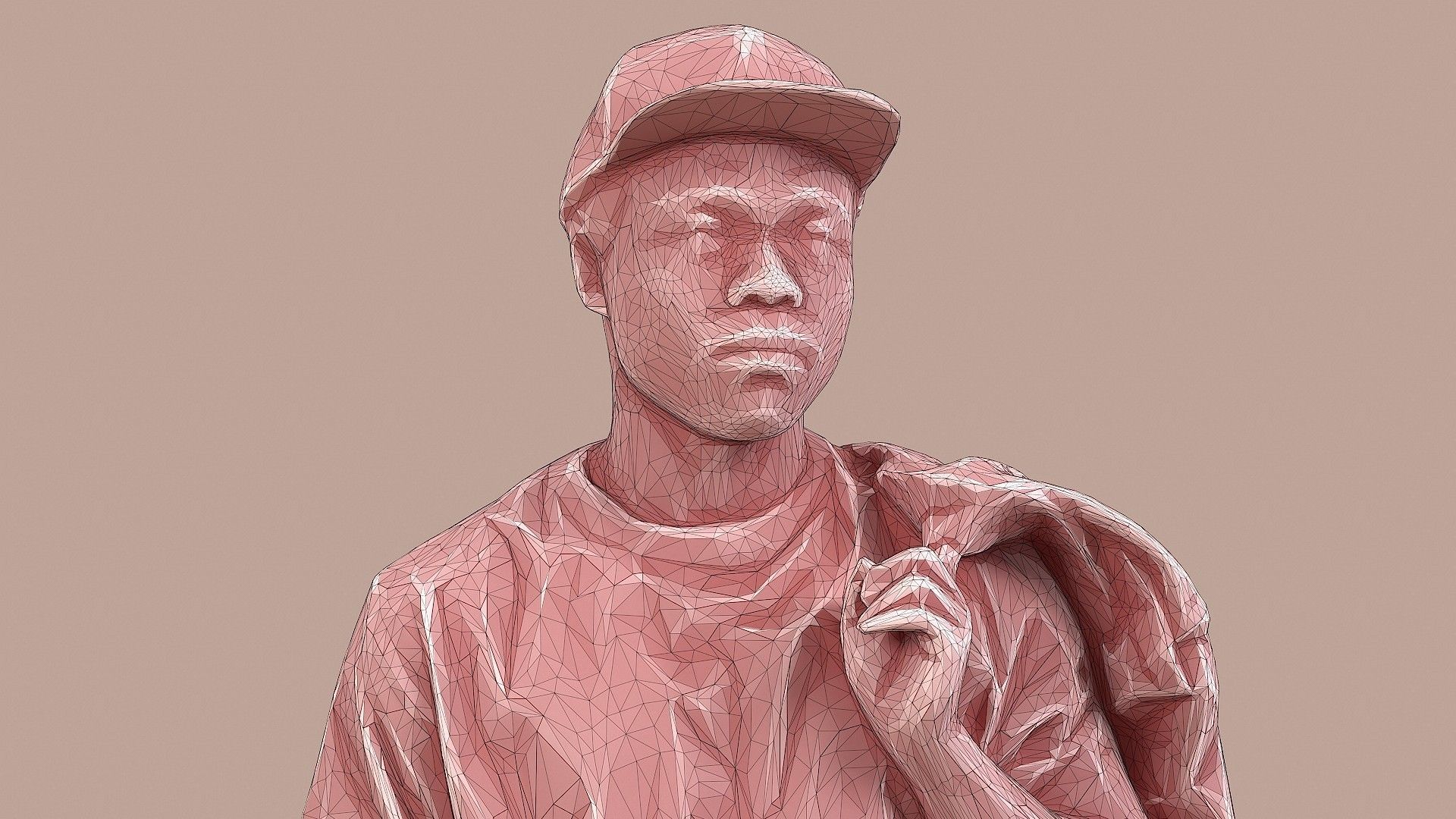 Buddy in the Brooklyn Is Walking 3D model_9