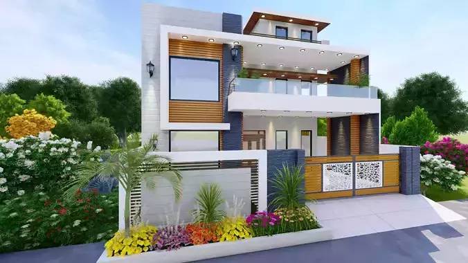 10 marla house complete design 