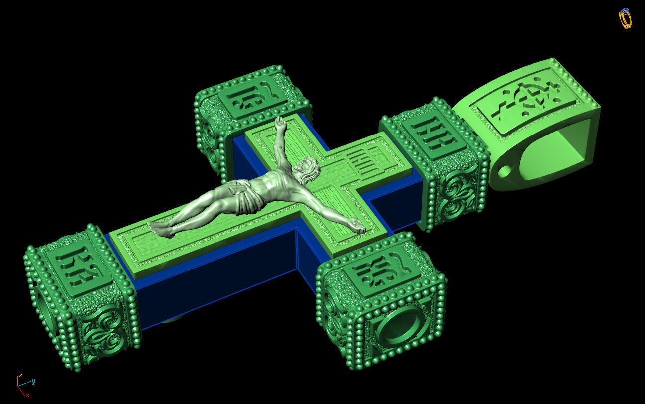 Cross G0432 3D print model_9