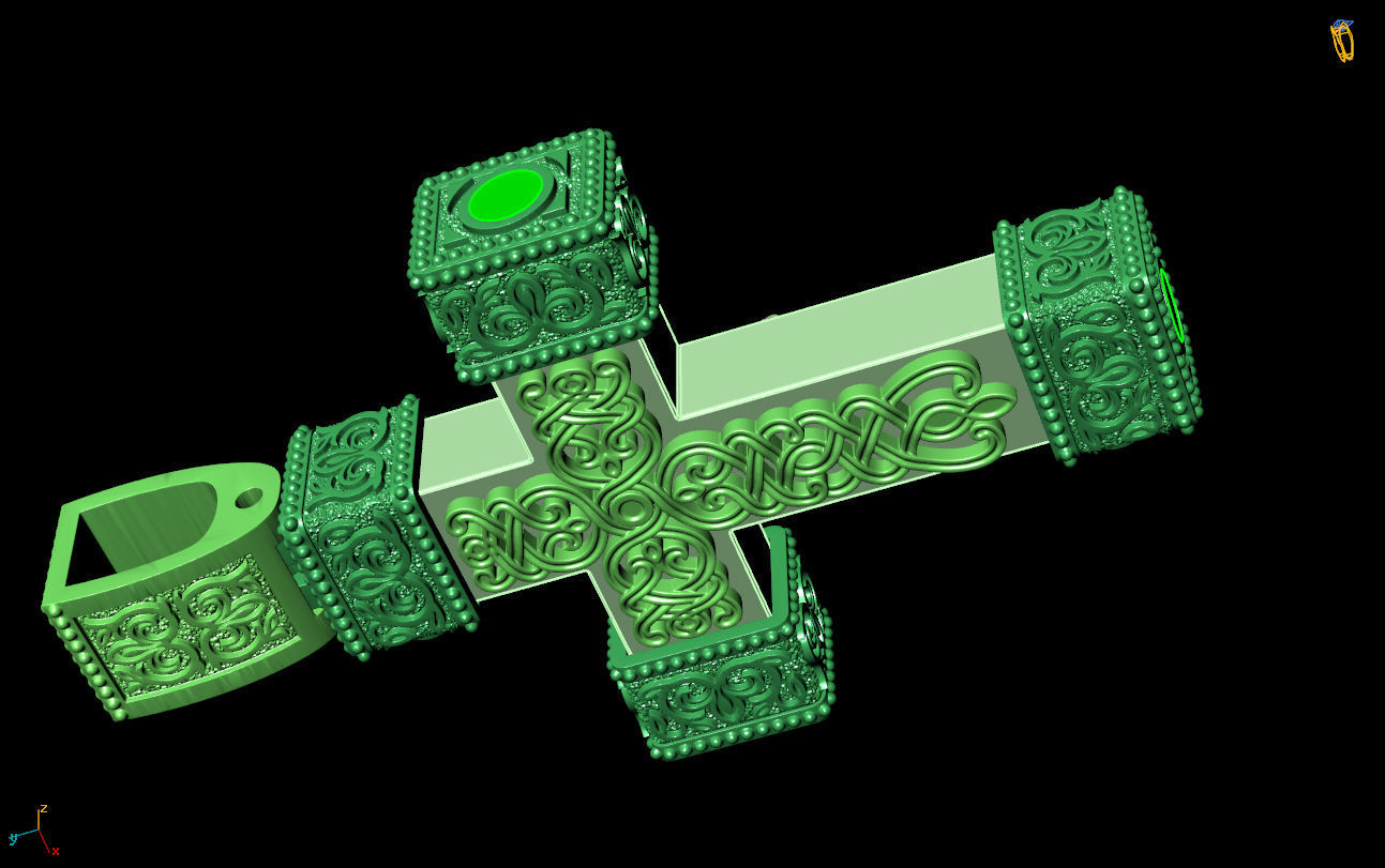 Cross G0432 3D print model_8