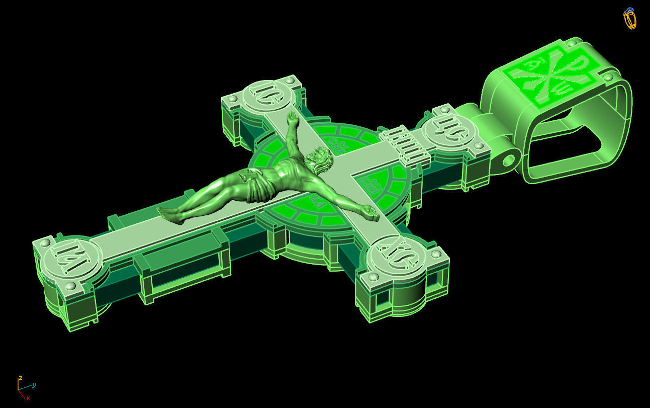 Cross G0415 3D print model_6