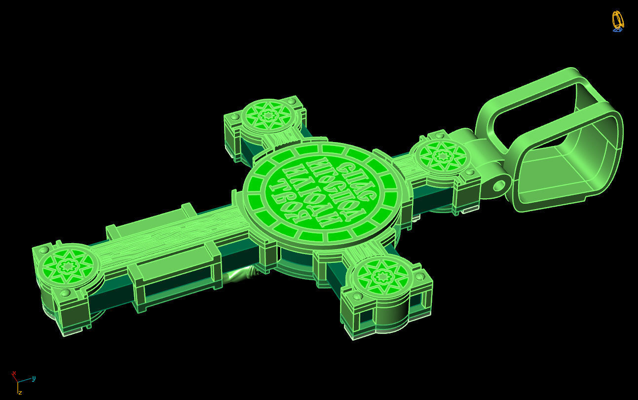 Cross G0415 3D print model_5