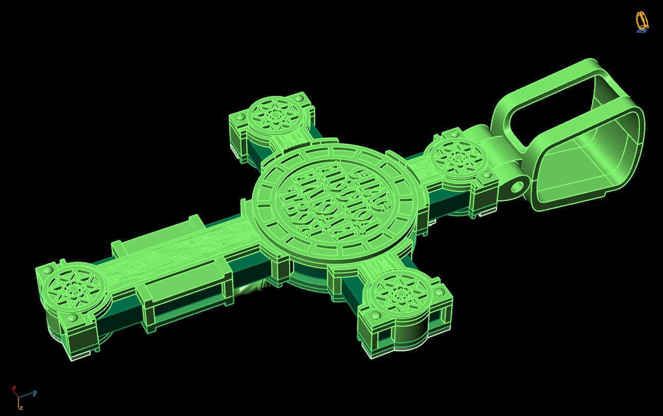 Cross G0415 3D print model_9