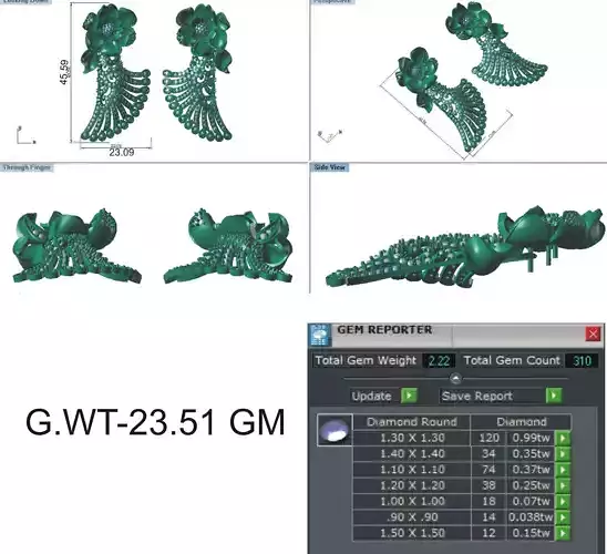 Pendants and Earrings