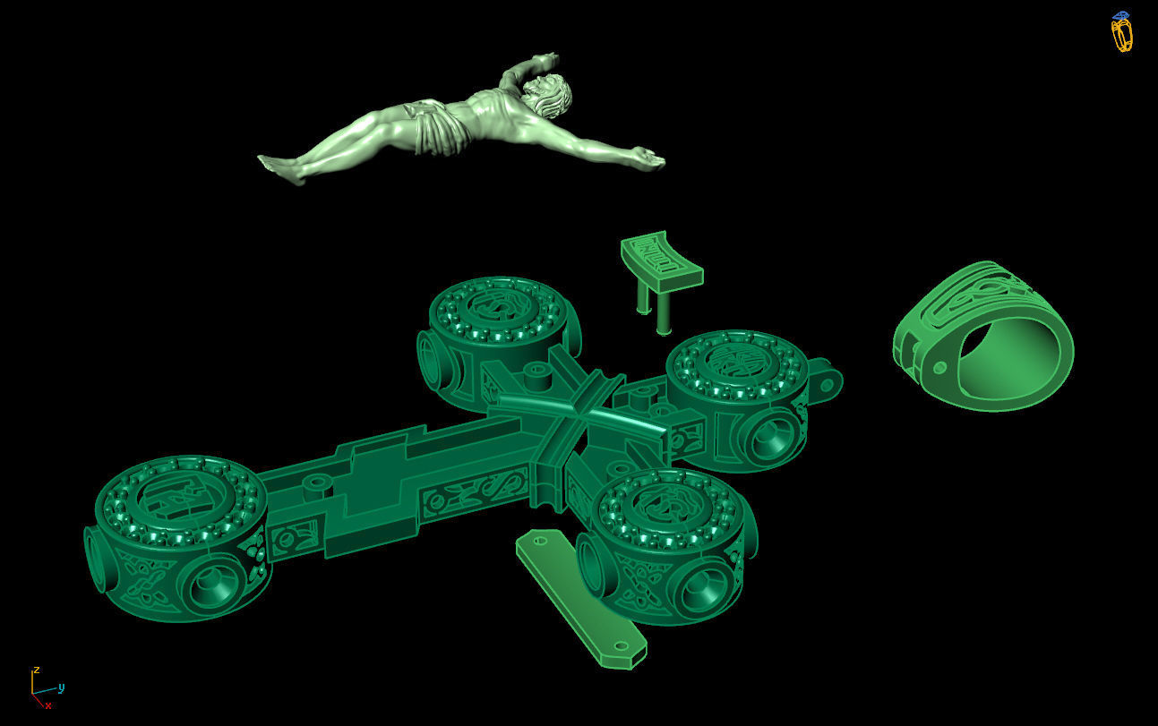 Cross G0394 3D print model_2