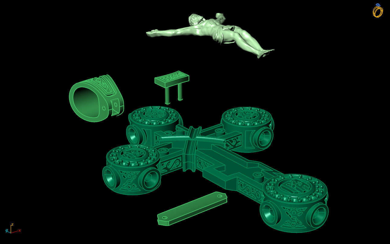 Cross G0394 3D print model_4