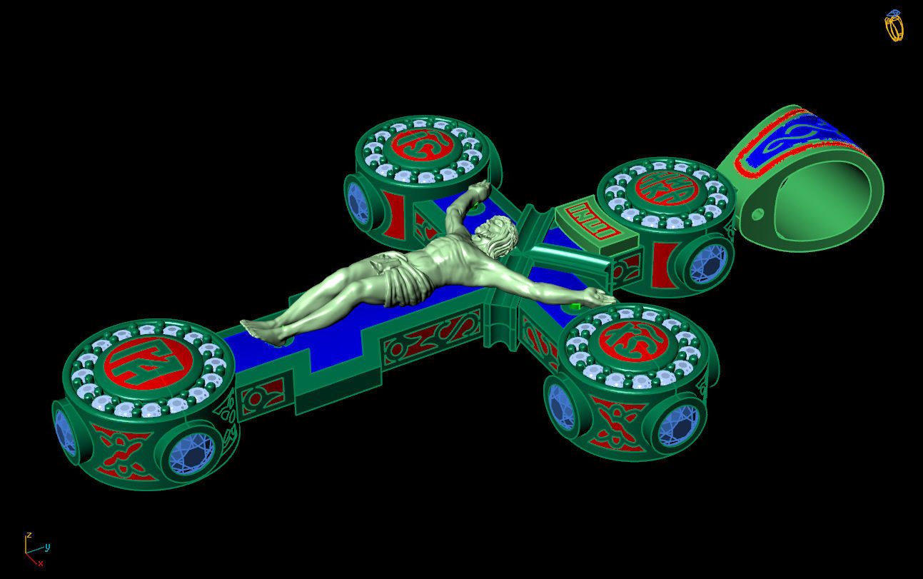 Cross G0394 3D print model_3