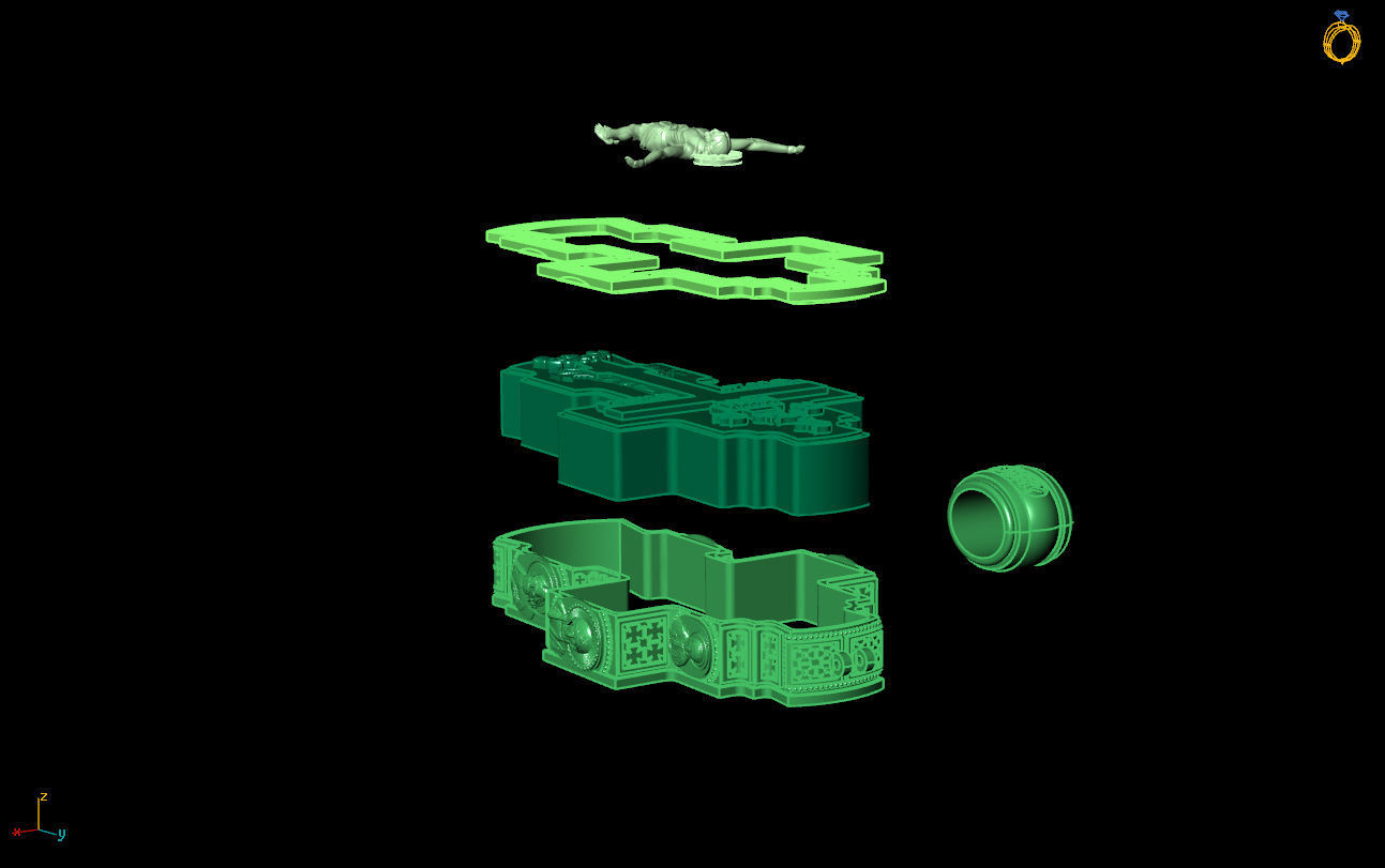 Cross G0392 3D print model_2