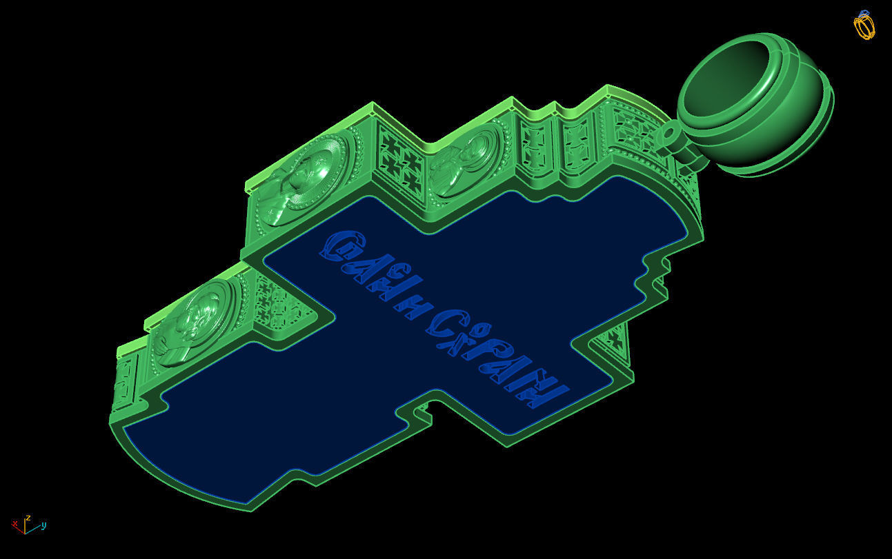 Cross G0392 3D print model_4