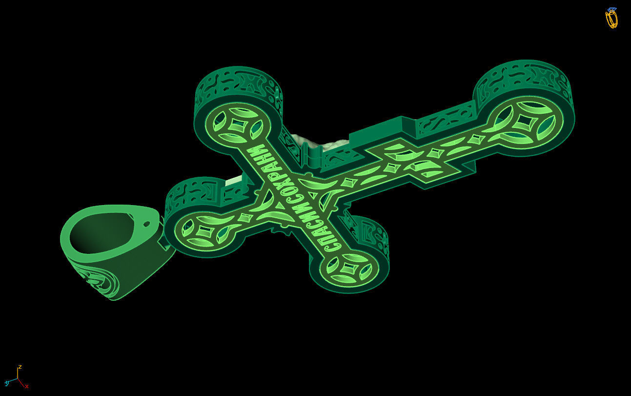 Cross G0391 3D print model_5