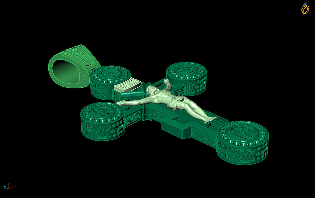 Cross G0391 3D print model_11