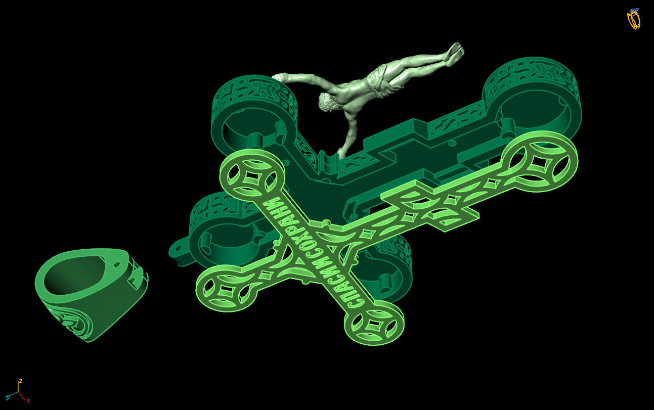 Cross G0391 3D print model_10