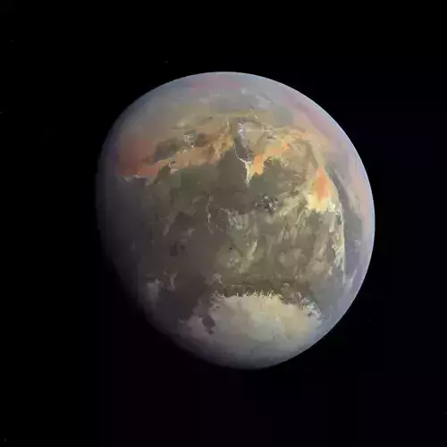 Rocky Planet - Tatooine - Dune - Alien Planet 8k Low-poly 3D model