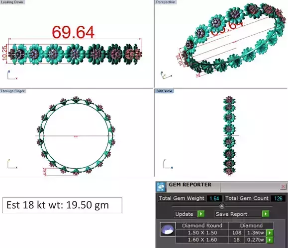 Bracelets Collection bracelet with different measurements
