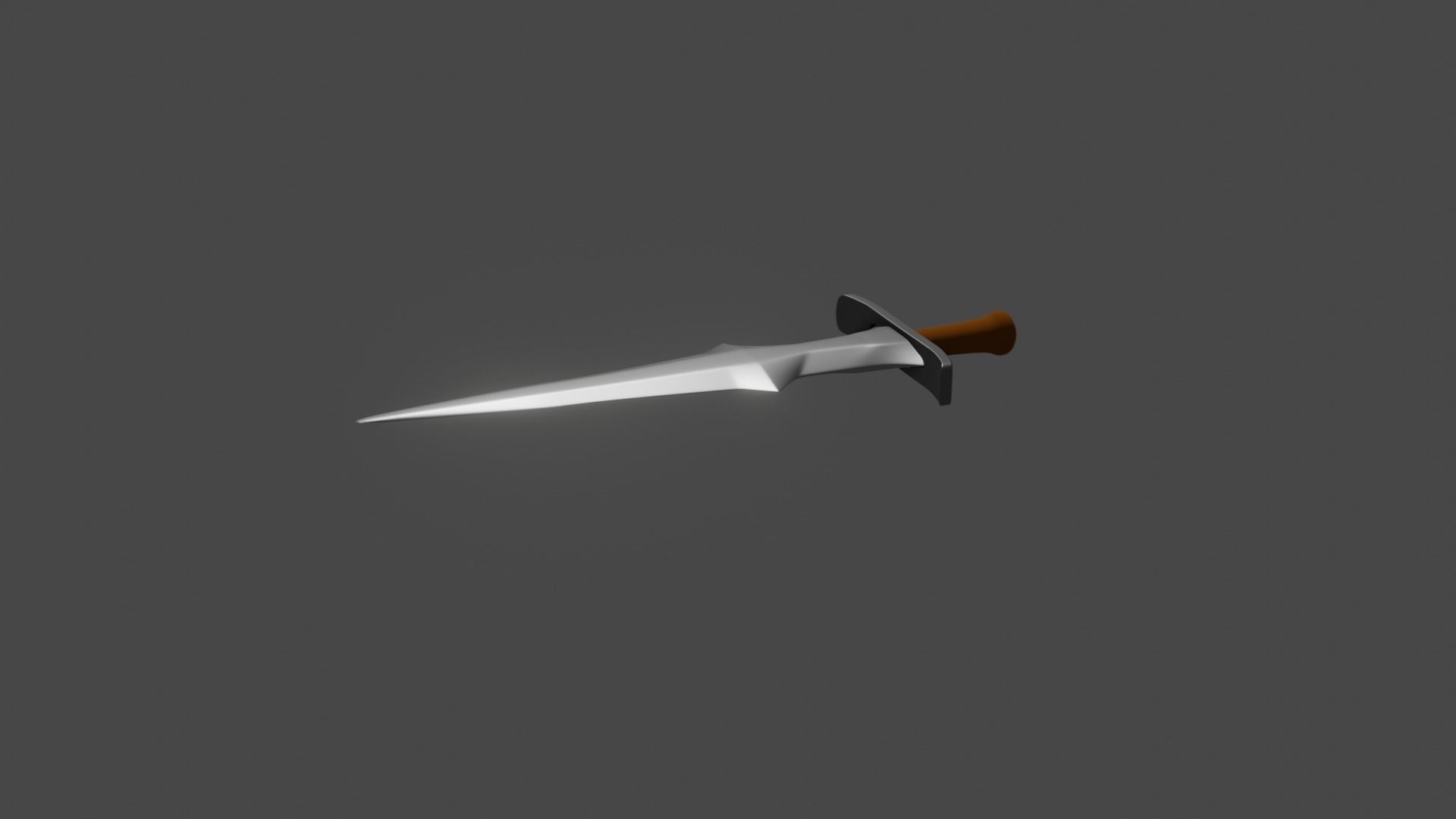 Sword low-poly Low-poly 3D model_5