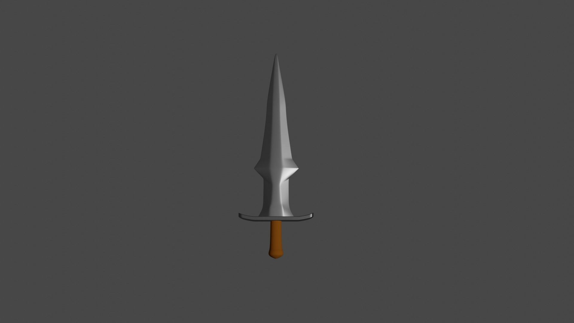 Sword low-poly Low-poly 3D model_4