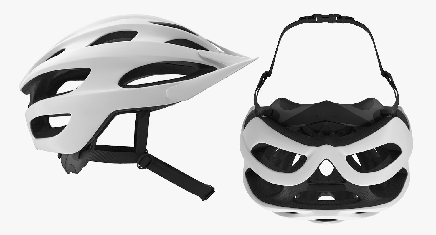 Modern Bicycle Helmet Generic 3D model_6