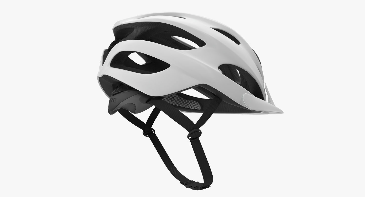 Modern Bicycle Helmet Generic 3D model_1