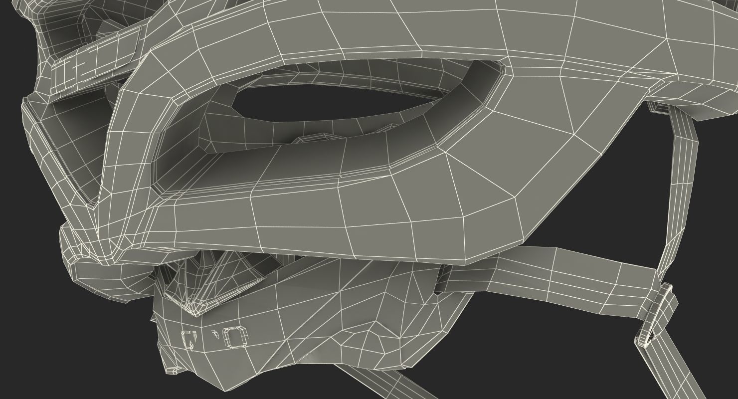 Modern Bicycle Helmet Generic 3D model_19