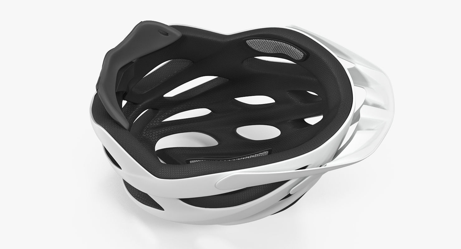 Modern Bicycle Helmet Generic 3D model_9