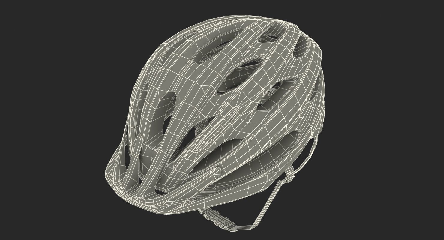 Modern Bicycle Helmet Generic 3D model_16