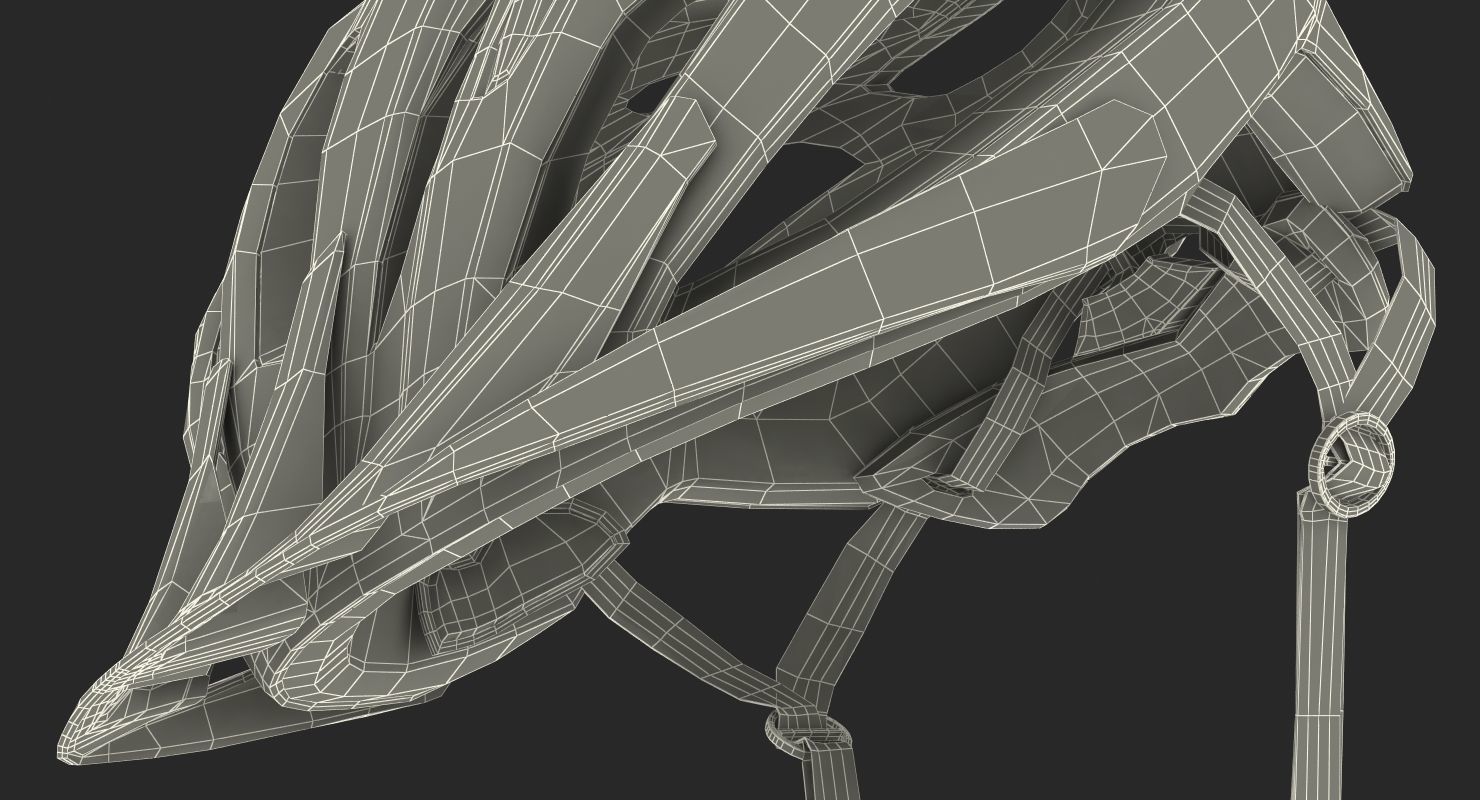 Modern Bicycle Helmet Generic 3D model_18