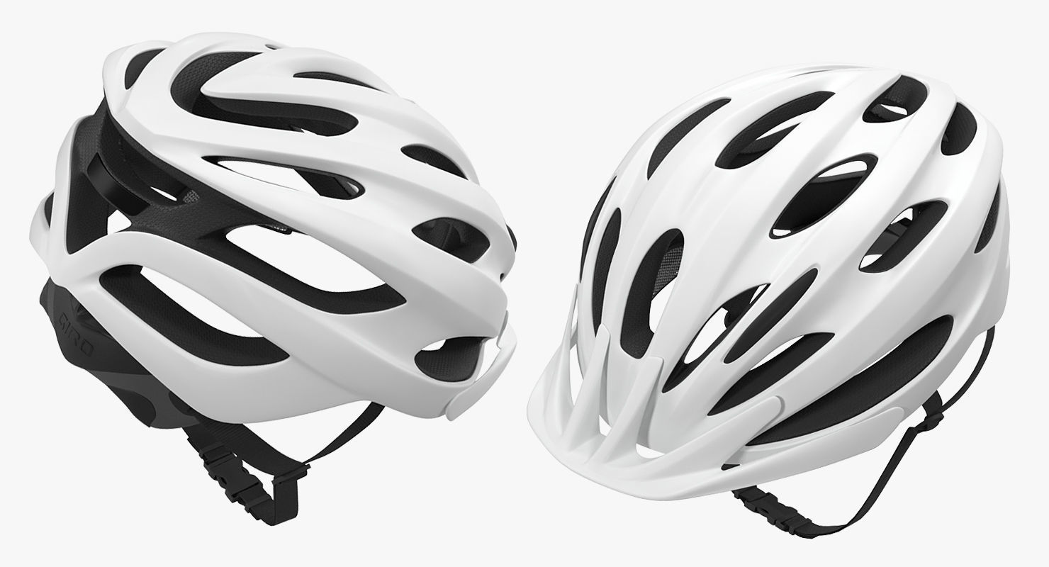 Modern Bicycle Helmet Generic 3D model_4