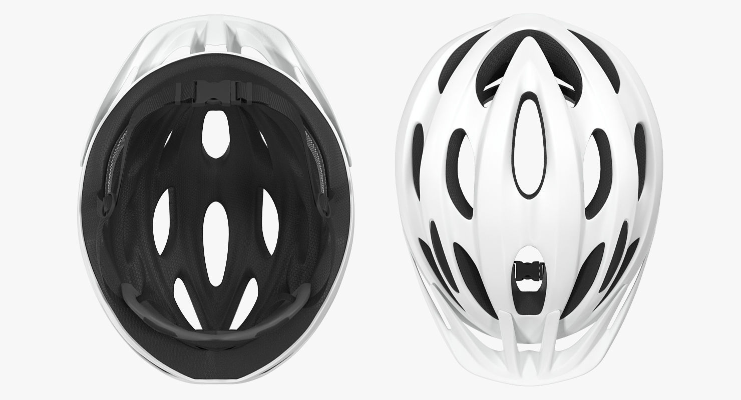 Modern Bicycle Helmet Generic 3D model_10