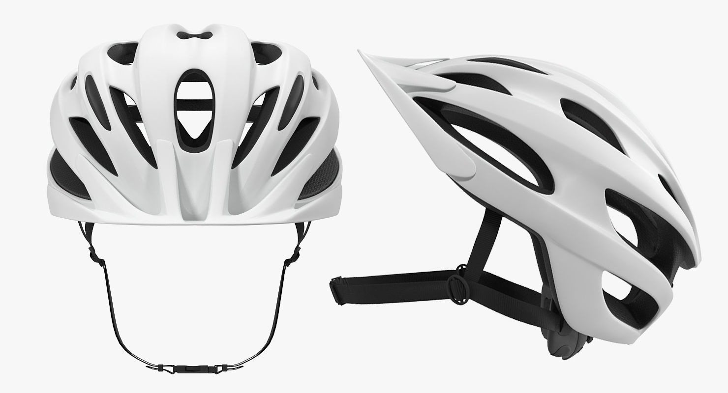 Modern Bicycle Helmet Generic 3D model_5